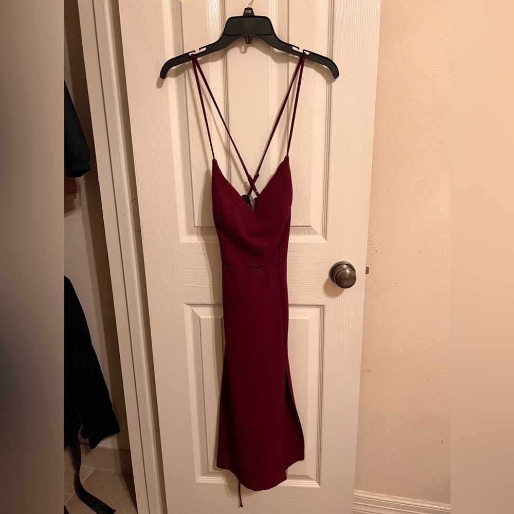 Maroon dress